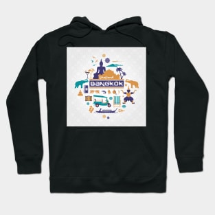 Bangkok - Thailand,Travel Poster Hoodie